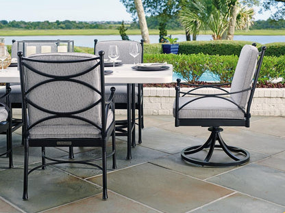 Tommy Bahama Outdoor - Pavlova Swivel Rocker Dining Chair, Graphite - 3910-13SR-40 veiw 3