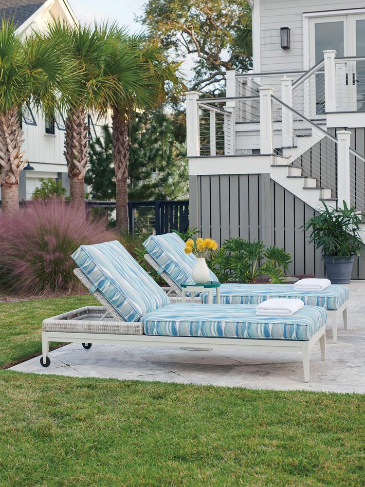 Tommy Bahama Outdoor - Seabrook Chaise, Ivory - 3430-75-40 veiw 3
