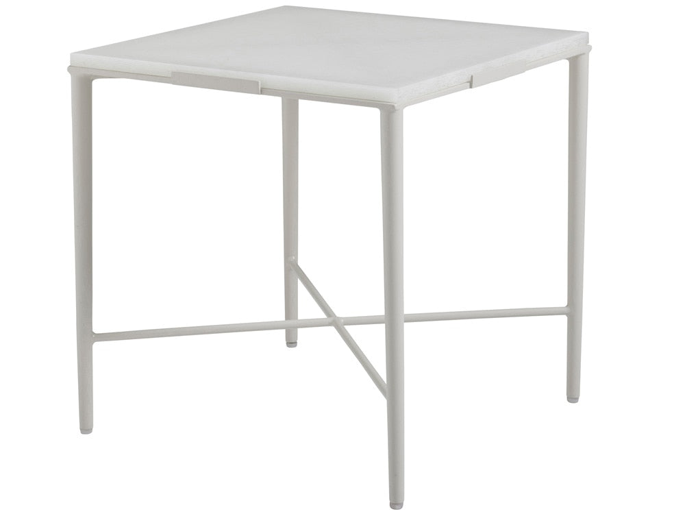 Tommy Bahama Outdoor - Seabrook End Table, Ivory - 3430-954C veiw 1