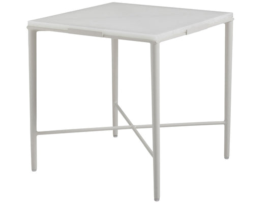 Tommy Bahama Outdoor - Seabrook End Table, Ivory - 3430-954C veiw 1