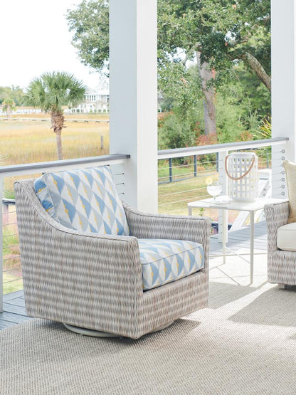 Tommy Bahama Outdoor - Seabrook End Table, Ivory - 3430-954C veiw 3