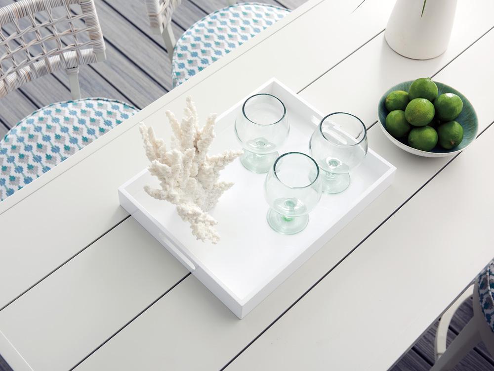 Tommy Bahama Outdoor - Seabrook High/Low Bistro Table, Ivory - 3430-873 veiw 3