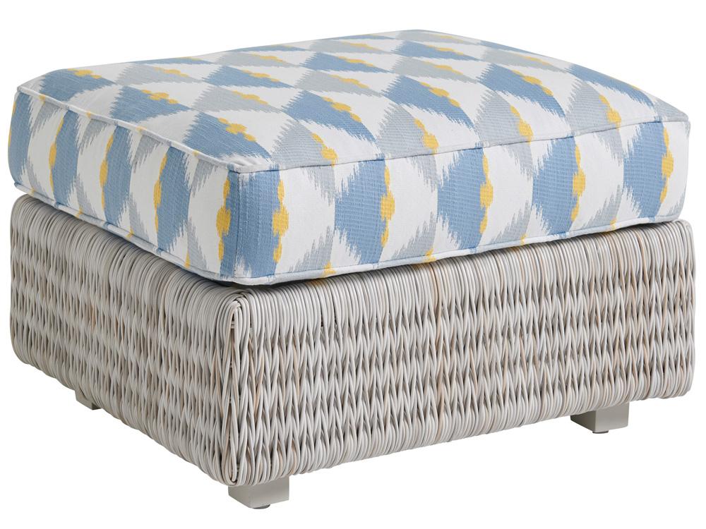Tommy Bahama Outdoor - Seabrook Ottoman, Ivory - 3430-44-40 veiw 1