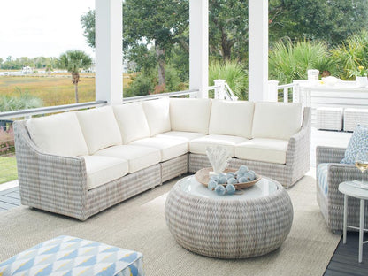 Tommy Bahama Outdoor - Seabrook Round Cocktail Table, Ivory - 3430-943C veiw 3