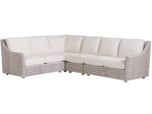 Tommy Bahama Outdoor - Seabrook Seabrook Sectional, Ivory - 3430-50S-40 veiw 1