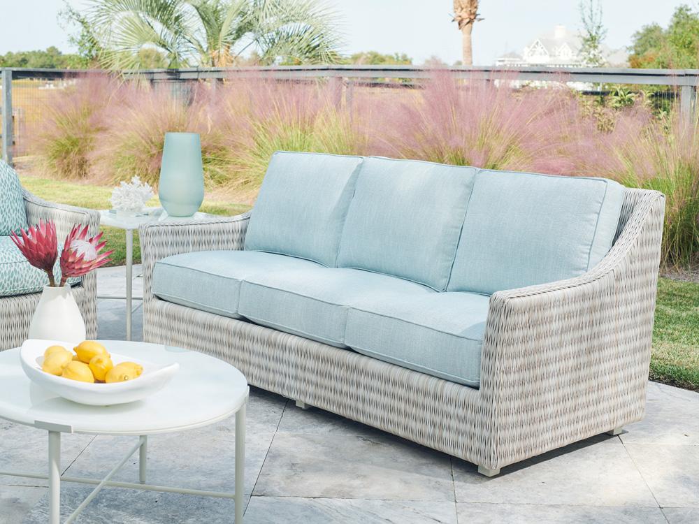 Tommy Bahama Outdoor - Seabrook Sofa, Ivory - 3430-33-40 veiw 2