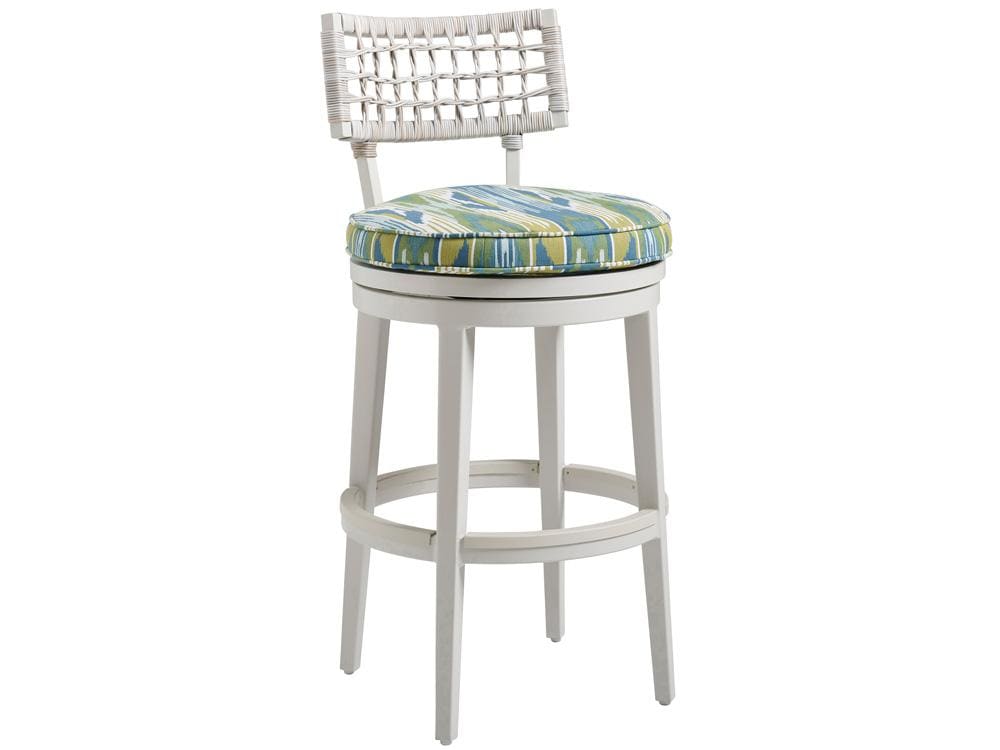 Tommy Bahama Outdoor - Seabrook Swivel Bar Stool, Ivory - 3430-16SW-40 veiw 1