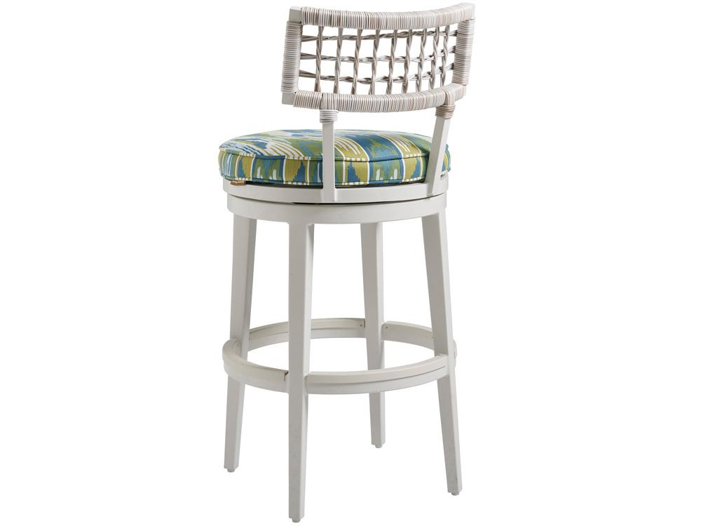 Tommy Bahama Outdoor - Seabrook Swivel Bar Stool, Ivory - 3430-16SW-40 veiw 2