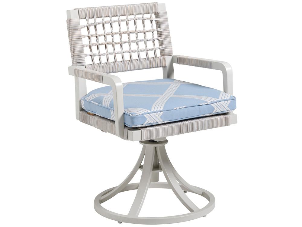 Tommy Bahama Outdoor - Seabrook Swivel Rocker Arm Chair, Ivory - 3430-13SR-40 veiw 1