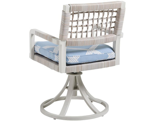 Tommy Bahama Outdoor - Seabrook Swivel Rocker Arm Chair, Ivory - 3430-13SR-40 veiw 2
