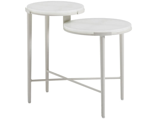 Tommy Bahama Outdoor - Seabrook Tiered End Table, Ivory - 3430-957C veiw 1