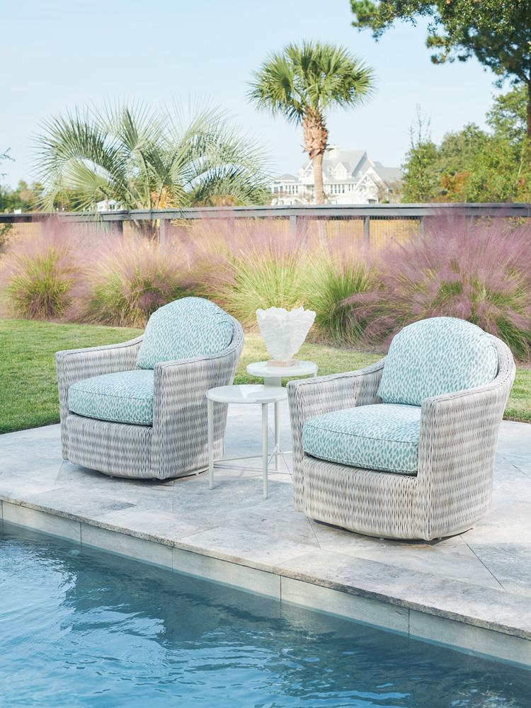 Tommy Bahama Outdoor - Seabrook Tiered End Table, Ivory - 3430-957C veiw 3