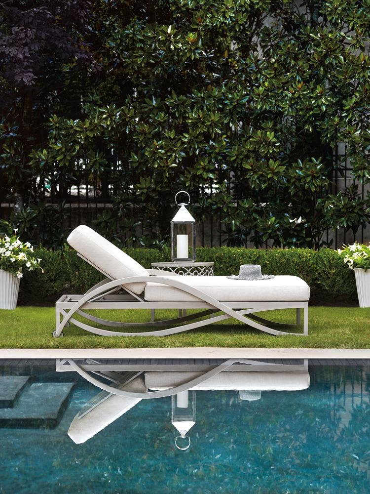 Tommy Bahama Outdoor - Silver Sands Chaise Lounge, Gray - 3945-75-40 veiw 2