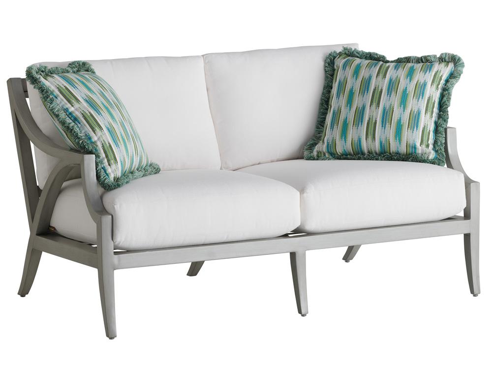 Tommy Bahama Outdoor - Silver Sands Loveseat, Gray - 3945-22-41 veiw 1