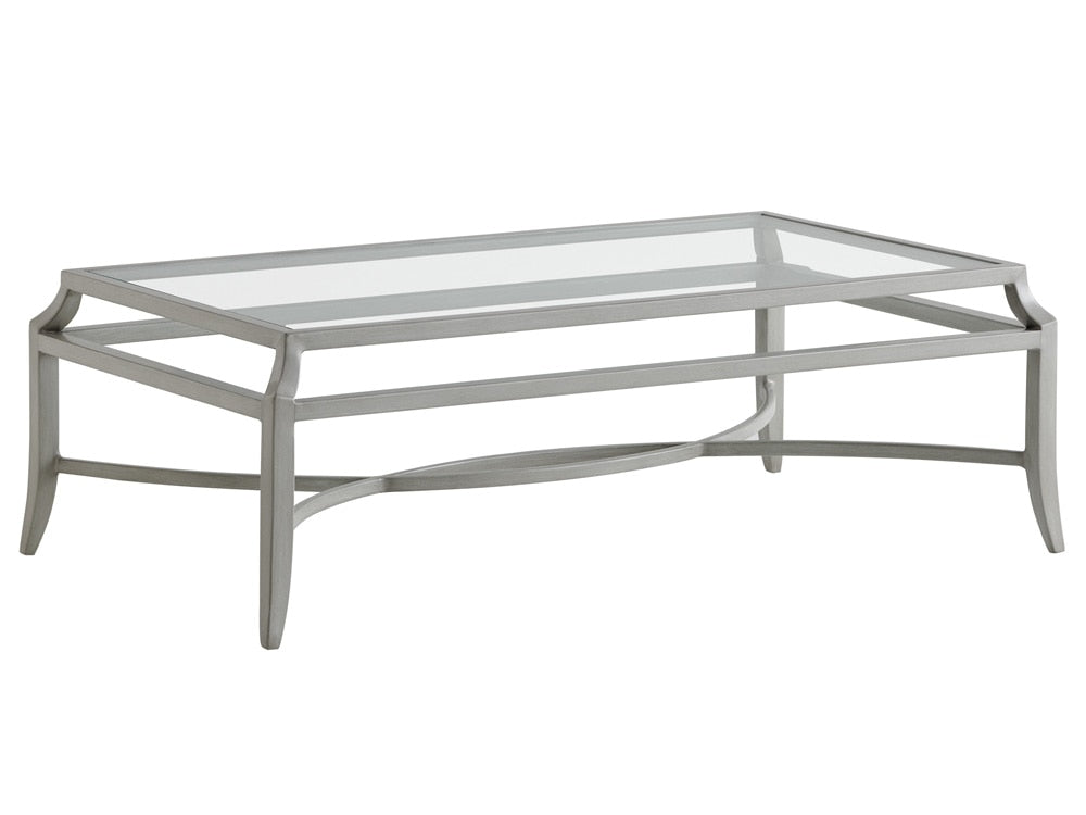 Tommy Bahama Outdoor - Silver Sands Rectangular Cocktail Table, Gray - 3945-945 veiw 1
