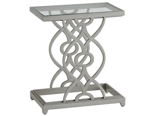 Tommy Bahama Outdoor - Silver Sands Rectangular Spot Table, Gray - 3945-951 veiw 1
