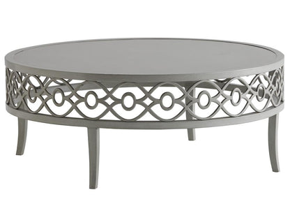 Tommy Bahama Outdoor - Silver Sands Round Cocktail Table, Gray - 3945-947 veiw 1