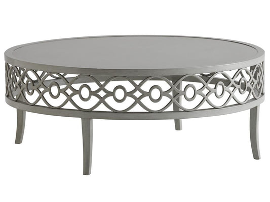 Tommy Bahama Outdoor - Silver Sands Round Cocktail Table, Gray - 3945-947 veiw 1