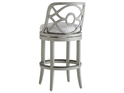 Tommy Bahama Outdoor - Silver Sands Swivel Bar Stool, Gray - 3945-16SW-40 veiw 2