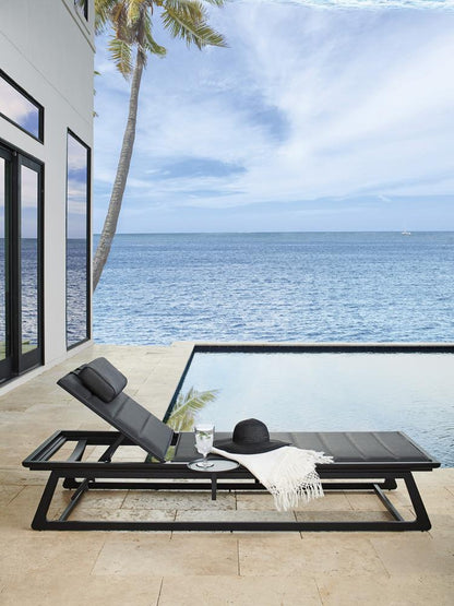 Tommy Bahama Outdoor - South Beach Chaise Lounge, Obsidian - 3940-75 veiw 2