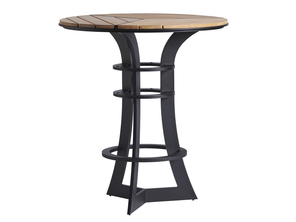 Tommy Bahama Outdoor - South Beach High/Low Bistro Table, Obsidian - 3940-873 veiw 1
