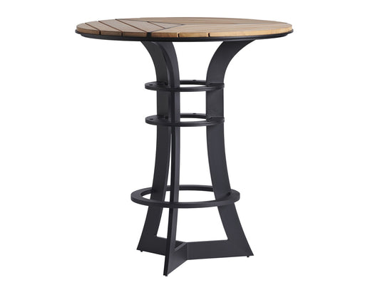 Tommy Bahama Outdoor - South Beach High/Low Bistro Table, Obsidian - 3940-873 veiw 1