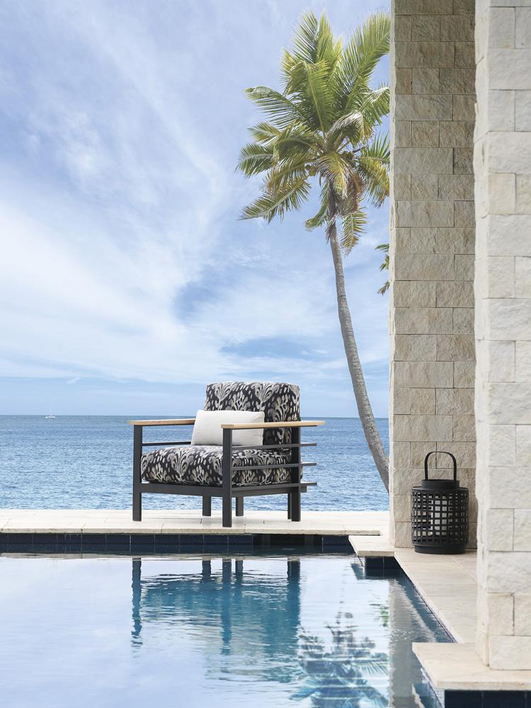 Tommy Bahama Outdoor - South Beach Lounge Chair, Obsidian - 3940-11-41 veiw 2