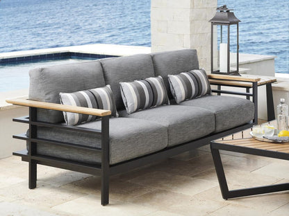 Tommy Bahama Outdoor - South Beach Sofa, Obsidian - 3940-33-40 veiw 3