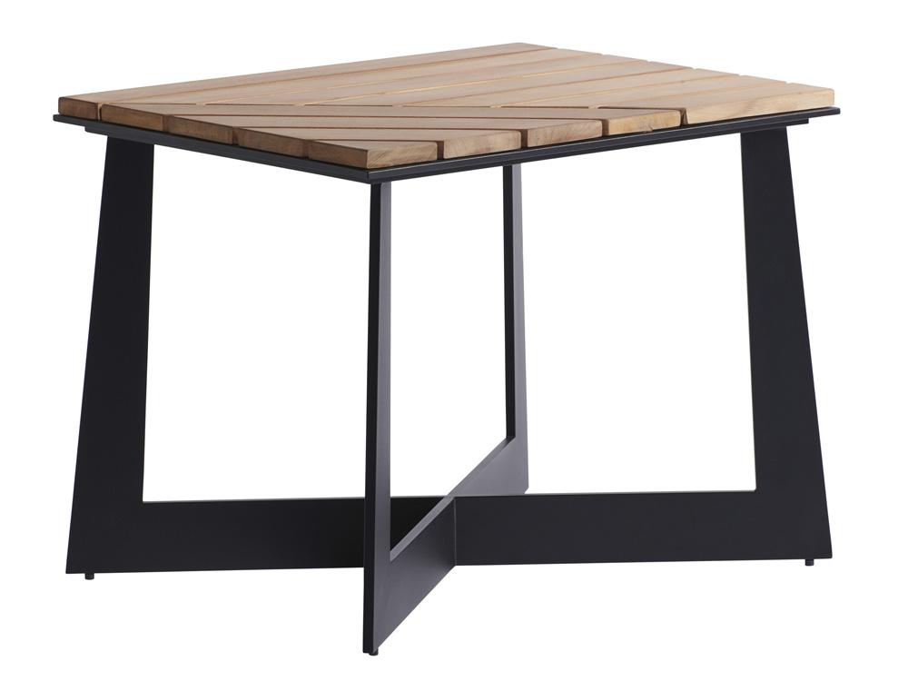 Tommy Bahama Outdoor - South Beach Square End Table, Obsidian - 3940-957 veiw 1