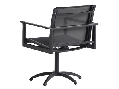 Tommy Bahama Outdoor - South Beach Swivel Rocker Dining Chair, Obsidian - 3940-13SR veiw 3