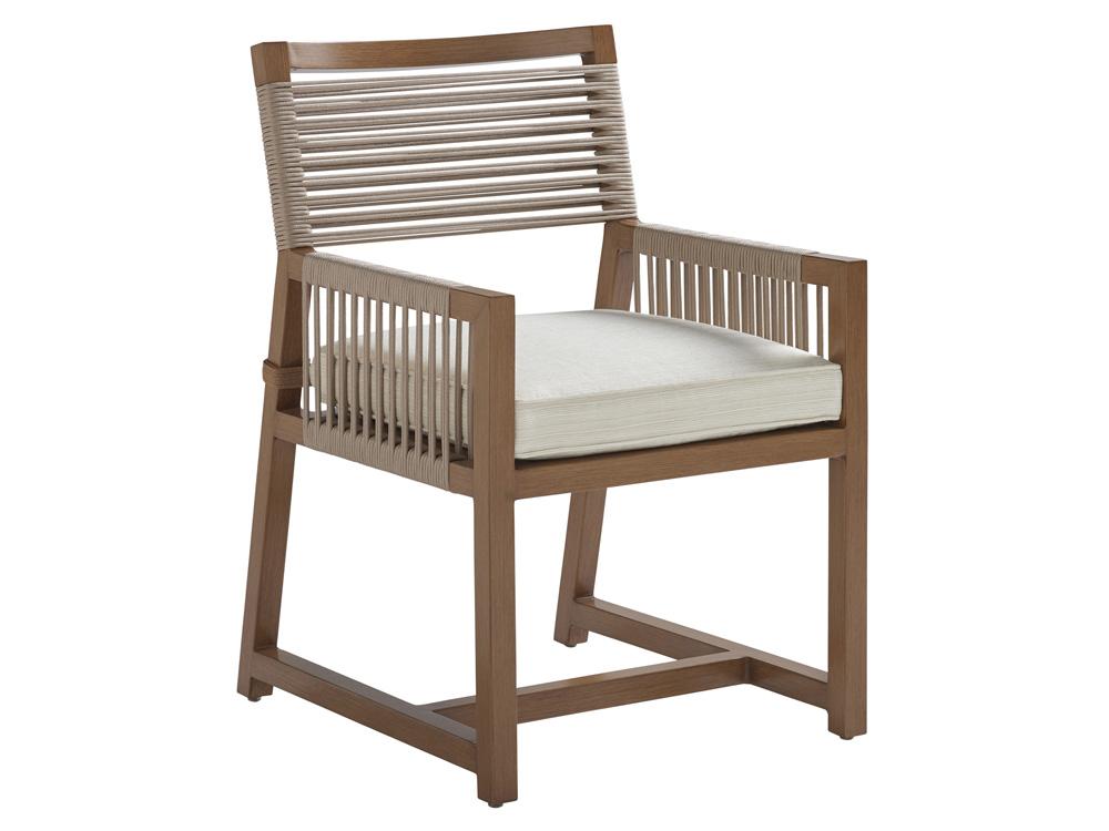 Tommy Bahama Outdoor - St Tropez Arm Dining Chair, Medium Brown - 3925-13-40 veiw 1