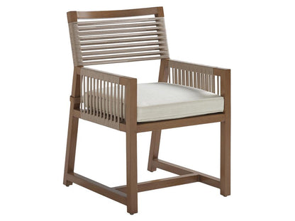 Tommy Bahama Outdoor - St Tropez Arm Dining Chair, Medium Brown - 3925-13-40 veiw 1