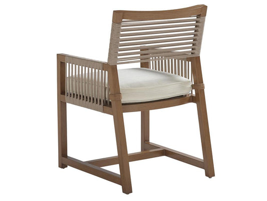 Tommy Bahama Outdoor - St Tropez Arm Dining Chair, Medium Brown - 3925-13-40 veiw 2