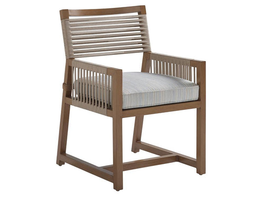 Tommy Bahama Outdoor - St Tropez Arm Dining Chair, Medium Brown - 3925-13-41 veiw 1