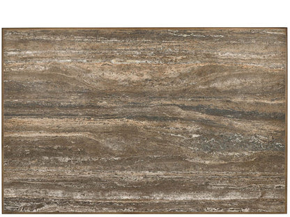 Universal Furniture - Brindle Cocktail Table - Smioked Gold and Travertine - U508801 view 3
