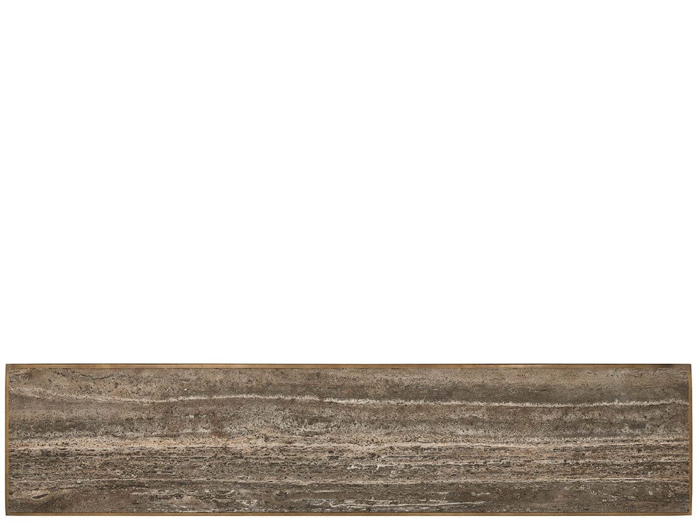 Universal Furniture - Brindle Console - Smioked Gold and Travertine - U508803 view 3