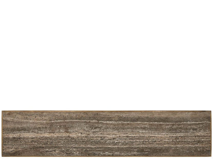 Universal Furniture - Brindle Console - Smioked Gold and Travertine - U508803 view 3