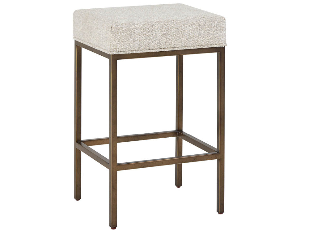 Universal Furniture - Brindle Console W Stools - Smioked Gold and Travertine - U508823 view 3