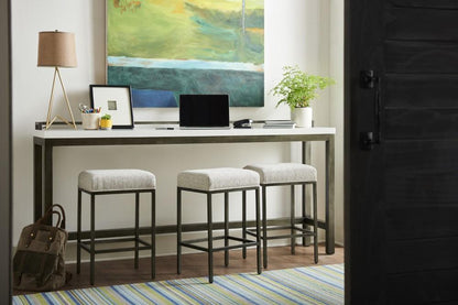Universal Furniture - Curated Essence Console Table with Stools - 915X803 veiw 3