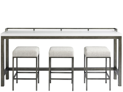 Universal Furniture - Curated Essence Console Table with Stools - 915X803 veiw 4