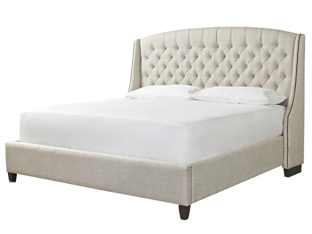 Universal Furniture - Curated Halston Queen Bed in Linen - 552250B veiw 1