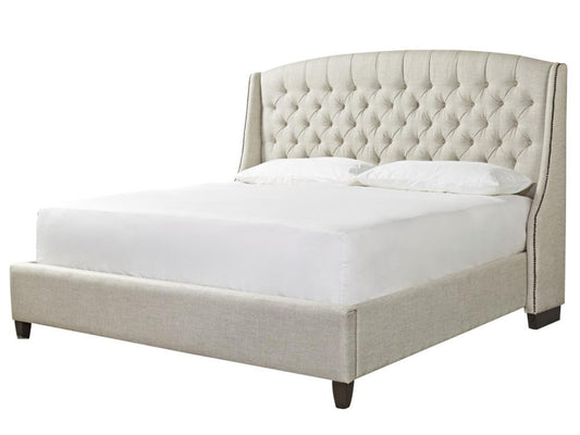 Universal Furniture - Curated Halston Queen Bed in Linen - 552250B veiw 1