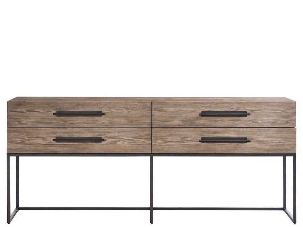 Universal Furniture - Dwell - Boulder Metal Base Console - U462816 view 1