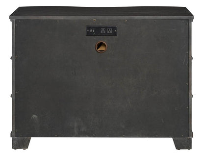 Universal Furniture - Griffith Park Serpentine Chest - Obsidian - U400B360 veiw 3