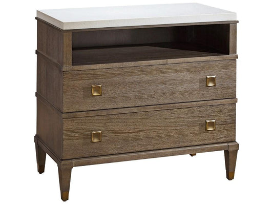 Universal Furniture - Playlist Two Drawer Nightstand in Brown Eyed Girl -507351 veiw 1