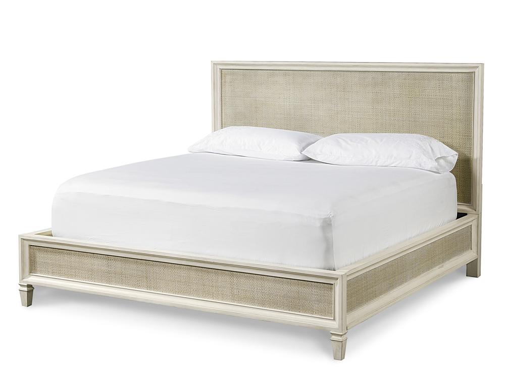 Universal Furniture - Summer Hill Woven Accent King Bed - Cotton Finish - 987220B veiw 1