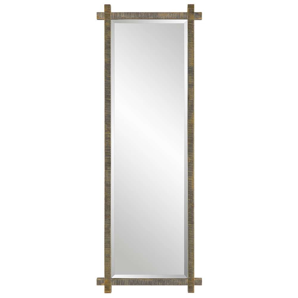 Uttermost - Abanu Ribbed Gold Dressing Mirror - 09917 veiw 1
