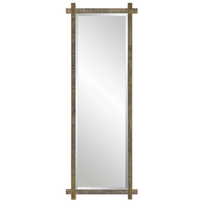 Uttermost - Abanu Ribbed Gold Dressing Mirror - 09917 veiw 1