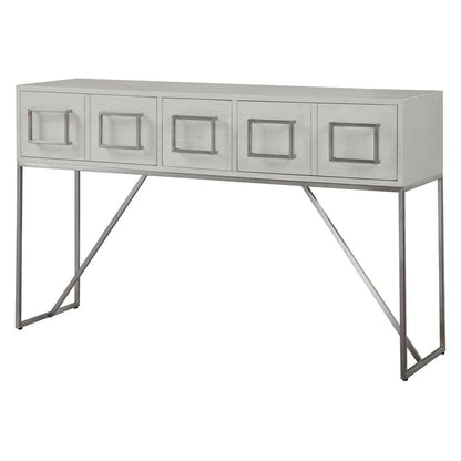 Uttermost - Abaya White Console Table - 24954 veiw 3
