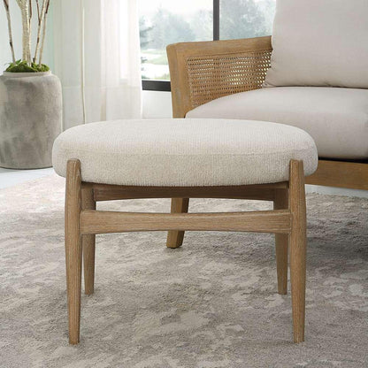 Uttermost - Acrobat Off-White Small Bench - 23736 veiw 2